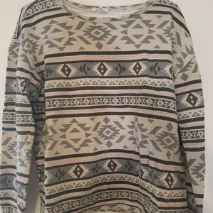 Forever 21 patterned sweater